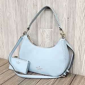 Kate Spade Leila Whipstitch Pebbled Leather Shoulder/Crossbody Bag & Wallet